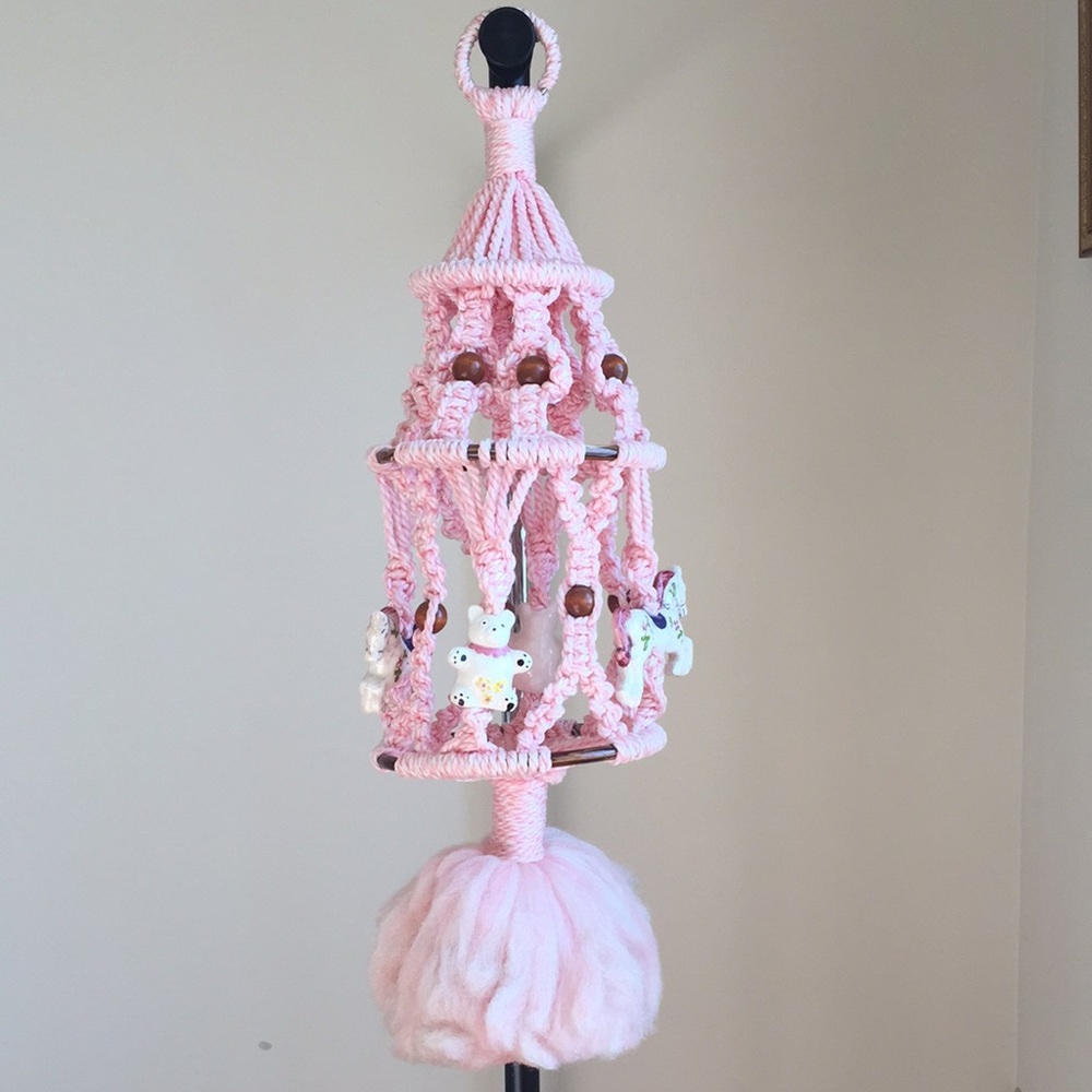 Pink Child’s Room Mobile